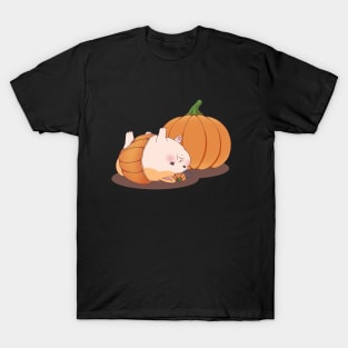 FFXIV - Halloween Pumpkin Fat Cat T-Shirt